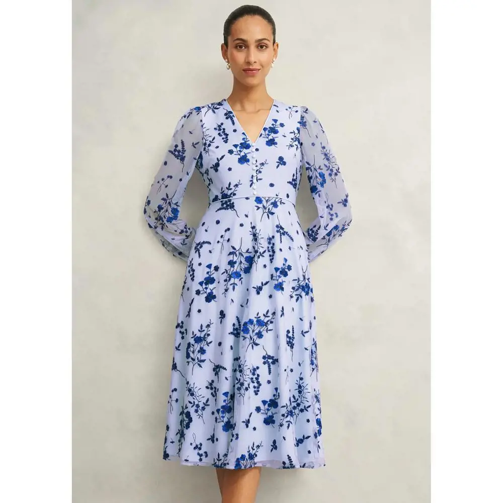 Hobbs Ella Embroidered Dress